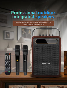 IHOMELIFEオールインワンカラオケスピーカーデュアルマイク入力リモコンプロフェッショナルオーディオポータブルデザインカラオケシステム - Product Image 2