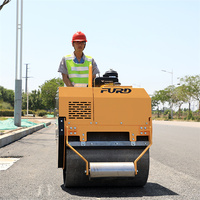 Mini-compacteur vibrant de 500 kg, à moteur diesel ou essence, autoporté, pour le compactage du sol et de l'asphalte, machine de construction