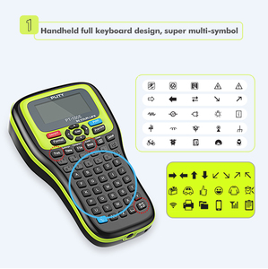 6Mm-12Mm PT-100E Điện Truyền Nhiệt Nhãn Maker Xách Tay <span class=keywords><strong>Mini</strong></span> Cầm Tay Truyền Nhiệt Máy In Nhãn - Product Image 4