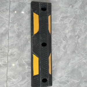 Aiko cao khả năng hiển thị cam cao su + nhựa khối đậu xe với dải phản quang cho an toàn ban đêm - Product Image 4
