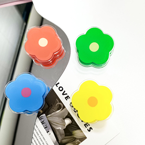 Spot Wholesale Ins Style Cute Flower Acrylic Transparent Sign <b>Holder</b> Clip for Girl Heart Note Message <b>Ticket</b> Storage Souvenir - Product Image 3