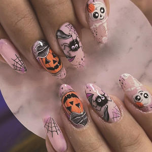 Mariquita Nail Art Hecho a mano Barato Halloween Acrílico grueso <span class=keywords><strong>Uñas</strong></span> <span class=keywords><strong>DE</strong></span> LOS <span class=keywords><strong>PIES</strong></span> <span class=keywords><strong>Flor</strong></span> 3D Vacío Buena calidad <span class=keywords><strong>para</strong></span> presionar en las <span class=keywords><strong>uñas</strong></span> - Product Image 1
