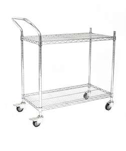 <span class=keywords><strong>ESD</strong></span>-Sicherheits-Transportwagen mit 4 Rädern aus Edelstahl, Antistatischer PCB/SMT-Lagerwagen, <span class=keywords><strong>ESD</strong></span>-Drahtregal-Trolley, <span class=keywords><strong>ESD</strong></span>-Rollenwagen - Product Image 6