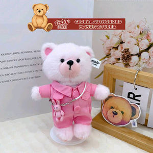 Teddy ISLAND Globale Autorisierung Cartoon-Puppe Plüschtier Kinderstoffpuppe Werbegeschenk mit Kleidung - Product Image 5