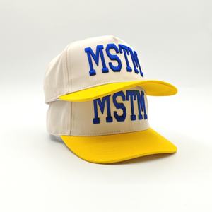 หมวกเบสบอลผ้าอ๊อกซ์ฟอร์ดปักลายด้วยมือหลากสี ลายจุดอาร์ไกล์ พิมพ์โลโก้ 5 ชิ้นส่วน ปรับขนาดได้ ใช้ได้ทั้งชายและหญิง - Product Image 3