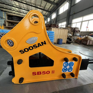 Martillo hidráulico de tipo lateral de 11-16 toneladas, Sb 50, para excavadoras, retroexcavadoras, cargadoras, motor central, bomba de martillo rompedor de cincel - Product Image 4
