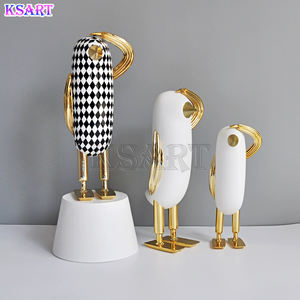 Moderne Eenvoudige Creatieve Hoop Vogel Decoratie Model Huis Verkoop Kantoor Tv Kast Tafel Tafel Decoratie Hars Handwerk - Product Image 2
