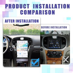 Đài phát thanh xe cho Chrysler 300C 2011 2020 Android 13 14.4 inch màn hình cảm ứng đơn vị đứng đầu xe đa phương tiện GPS navigation không dây Carplay - Product Image 2