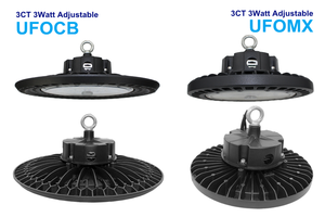 Lámpara Industrial HonLight <span class=keywords><strong>UFO</strong></span> de 150W, Regulable, con Selección de Watts y CCT, de Aluminio, Profesional para Taller, Clasificación IP65, 5 Años de Garantía - Product Image 3