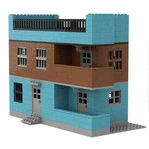 <span class=keywords><strong>WW2</strong></span> militaire Mini soldat Figure armée arme jeu de poulet avec un double balcon bloc de construction jouets - Product Image 2