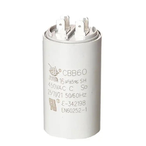 <span class=keywords><strong>450vac</strong></span> 50/60 hz 25/70/21 <span class=keywords><strong>16uf</strong></span> Condensateur <span class=keywords><strong>Cbb60</strong></span> pour compresseur d'air 250vac - Product Image 1