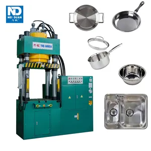 Hydraulic Press Cookware Production Line For Metal Stainless Steel Aluminum Cooking Pot Making Machine