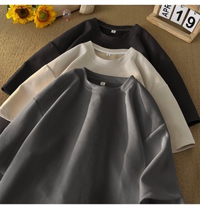 Camiseta de Algodón de Alta Calidad con Logotipo Personalizado, Cómoda, Estilo Urbano, Lisa para Impresión - Product Image 3