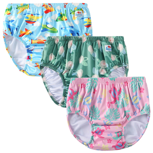 Pantalons Couches de bain adultes réutilisables imperméables imprimées avec divers modèles d'encre de soja sans danger pour les couches de bain adultes - Product Image 1