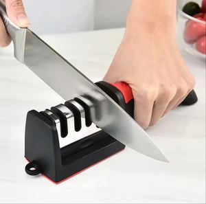 Affûteur de couteaux et ciseaux de cuisine à prix abordable, en céramique, tungstène et acier inoxydable, 4 et 3 étapes - Product Image 2