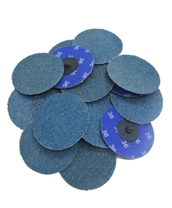 Stock local américain Expédition en 24H 25 pièces Disques de ponçage à changement rapide de 3 pouces 36 grains en zircone pour <span class=keywords><strong>meuleuse</strong></span> à <span class=keywords><strong>disque</strong></span> à verrouillage rapide pour outils abrasifs - Product Image 1