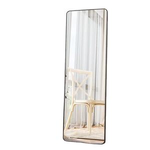 <span class=keywords><strong>Specchio</strong></span> da Terra Rettangolare Grande Personalizzato in Oro, <span class=keywords><strong>Infrangibile</strong></span>, a Figura Intera per Parete o Pavimento - Product Image 1