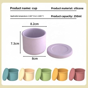 Set di Contenitori per Alimenti in Silicone Senza BPA con Coperchio Ventilato, Lavabili in Lavastoviglie, Utilizzabili in Microonde e Congelatore - Product Image 4