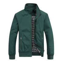 Streetwear mode printemps automne hommes élégant 100% Polyester Style pilote col zippé coréen vêtements d'extérieur décontractés Bomber veste