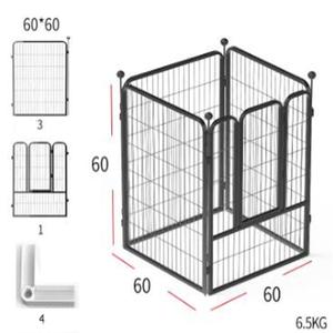 Cina fornitore della migliore qualità piccolo ferro Pet box 60*60 cane gabbia casa 6-pz solido animale modello trasportino per piccoli animali - Product Image 6