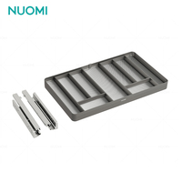 NUOMI Accessoires de meubles : Panier coulissant amovible pour couverts, rangement de cuisine pour tiroirs