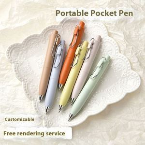 High-Value Custom Logo Promotional Click Exam Gel Pen Portable <b>Pocket</b> Signature Pen with Cute Design for Wholesale Advertising - Product Image 3