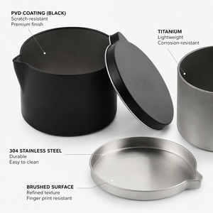 Contenedor de Metal con Boquilla Vertedora de 4oz y 8oz, de Aluminio sin Costuras, Antigoteo, para Derretir Cera, Bálsamo, Manualidades DIY, Fabricante - Product Image 2