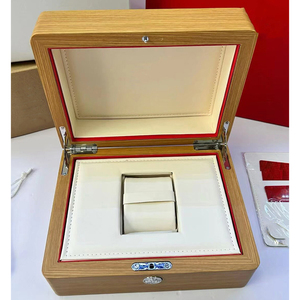 Luxury Wooden Watch Display <b>Box</b> and Organizer with <b>Soft</b> Leather Pillow Elegant Storage Case Premium Packaging Gift Set - Product Image 2