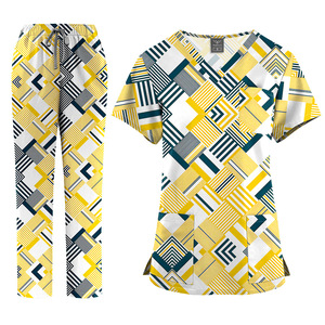2026 New Arrival Printed Hospital Uniforms <strong>Nurse</strong> Uniform Sets for Men Women for Hospital <strong>Nurses</strong> Workwear Scrubs <strong>Outfit</strong> - Product Image 3