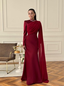 <span class=keywords><strong>Abito</strong></span> da Sera <span class=keywords><strong>Elegante</strong></span> su Misura a Maniche Lunghe per Donne - Vestito Formale Aderente con Silhouette Sofisticata, Ideale - Product Image 4