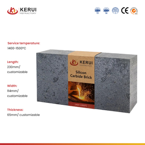 Kerui <span class=keywords><strong>carborundum</strong></span> gạch chịu lửa silicon carbide gạch cho Vụ Nổ lò - Product Image 4