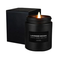 Meilleure vente 130g Bougies de parfum de maison et parfum Bougies de luxe sans fumée faites à la main Velas Bougies de cire de soja parfumées pour la maison