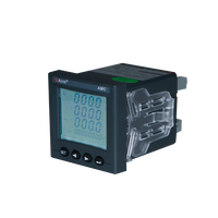 Compteur d'énergie programmable à montage sur panneau avec écran LCD CE certifié AMC72L-E4/KC AC 3P4W pour la surveillance de la consommation d'énergie