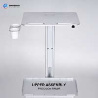 Plateforme de chariot pour densitomètre osseux à ultrasons avec porte-gobelet réglable, scanner de densité osseuse pour hôpitaux et cliniques, vente en gros OEM