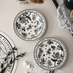 Ensemble de tasse à <span class=keywords><strong>café</strong></span> vintage avec soucoupe, motif de fleur en <span class=keywords><strong>demi</strong></span>-<span class=keywords><strong>lune</strong></span>, boîte cadeau, céramique, style coréen, petit mug à parfum de haute valeur - Product Image 1