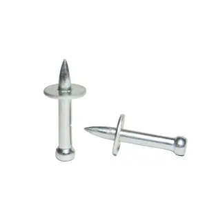RED HIT Fasteners Drive Pin Shooting Nail QD 27/32mm with 12 mm steel washer for powder actuated tool