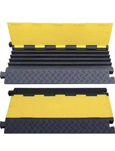 Cable Flexible de piso de goma Protector de Cable Protector de cable 3 <span class=keywords><strong>canales</strong></span> <span class=keywords><strong>leon</strong></span> - Product Image 5