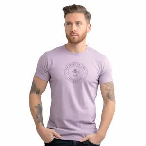 High Quality Custom Logo Tri Blend Soft T-Shirt Men