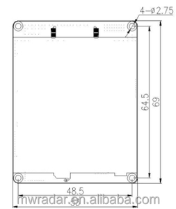 Sensor de Velocidad de Onda Milimétrica de 24 GHz <span class=keywords><strong>RUDA</strong></span> LDTR20 <span class=keywords><strong>para</strong></span> Medición de Velocidad a Larga Distancia Superior a 200 Metros, Montaje sin Contacto - Product Image 3