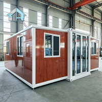 Prix Compétitif Villa Préfabriquée 20 pieds 2 3 4 Chambres Salle de Bain Équipée Maison Conteneur Extensible Maisons Modulaires Design Moderne