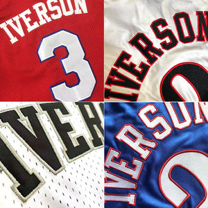 Hot Sales American Team Old Style Retro Basketball Stitched <strong>Jerseys</strong> Wholesale Cheap Allen <strong>Iverson</strong> 3 <strong>Jersey</strong> in Top Grade - Product Image 3