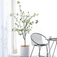 Arbre de camélia artificiel 160-210 cm, plante verte en pot artificielle pour la décoration intérieure et extérieure