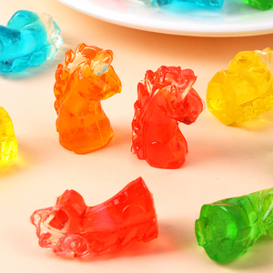 ผู้ผลิตลูกอมกัมมี่จีน ขายส่งขนมหวานรสผลไม้รวมแบบฮาลาล ลูกอมรูปหัวม้า - Product Image 4