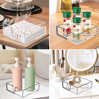 Boîte de présentation en acrylique transparente anti-poussière sur mesure, avec feuilles de plastique, pour le rangement de dioramas