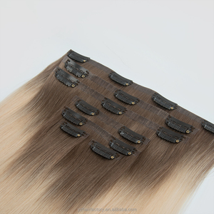 คลิปต่อผมอัจฉริยะรากเข้มแบบกำหนดเองได้ผมต่อแบบมนุษย์แท้แบบชาวยุโรป - Product Image 1