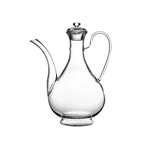 500毫升个性化耐热透明土耳其摩洛哥阿拉伯玻璃茶壶酒壶硼硅酸盐玻璃带盖茶壶
