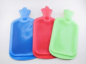 Sac à eau chaude en caoutchouc naturel Sac chaud en caoutchouc réutilisable PVC réutilisable avec housse en peluche 1000ml - Product Image 2