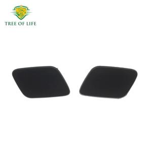 Volkswagen Passat Headlight Washer Nozzle Covers 3C0955110A LH 3C0955109A RH Plastic <b>Clip</b> On Front <b>Bumper</b> Trim - Product Image 1