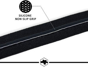 Groothandel Custom Antislip Siliconen Dunne Skinny Elastische Yoga Sport Hoofdband Met Logo - Product Image 5