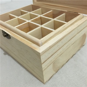 Caja de aceite esencial portátil de Madera rústica, caja de transporte de fragancia para el hogar, organizador de aromaterapia, contenedor de fragancia de esmalte de uñas - Product Image 2